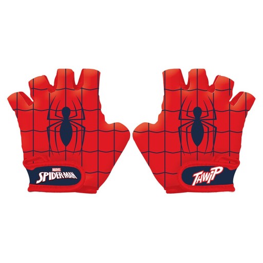 RĘKAWICZKI ROWEROWE DZIECIĘCE NA ROWER SPIDER-MAN