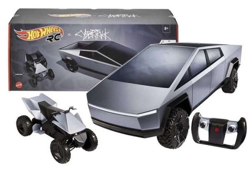 HOT WHEELS SAMOCHÓD TESLA CYBERTRUCK RC 1:10 STEROWANY NOWOCZESNY DESIGN