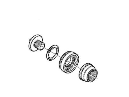 Shimano Ultegra stożek piasty przód WH6800-F lewy