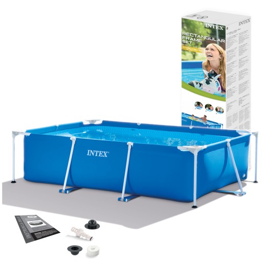 BASEN STELAŻOWY INTEX OGRODOWY PROSTOKĄTNY RODZINNY 300 x 200 x 75cm