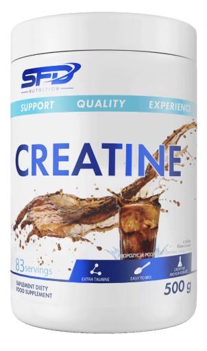 SFD CREATINE 500G COLA KREATYNA MONOHYDRAT TAURYNA SIŁA MASA REGENERACJA