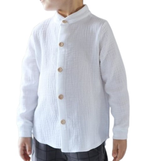 ROYAL KIDS KOSZULA MUŚLINOWA DŁUGI RĘKAW r.80