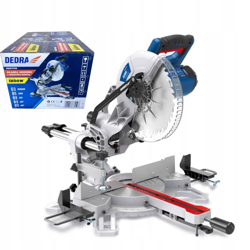 PILARKA UKOSOWA 1800W Z POSUWEM DEDRA DED7745