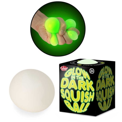 Gniotek Antystresowy Nee Doh ŚWIECI W CIEMNOŚCI piłka GLOW in the DARK
