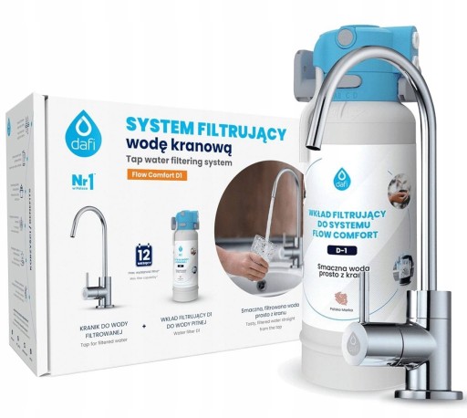 System filtrujący wodę z kranu podzlewowy DAFI Flow Comfort D1