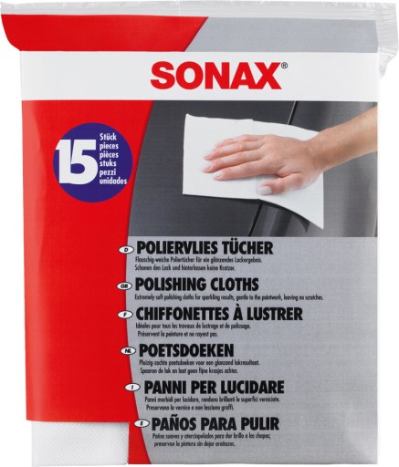 ŚCIERECZKI SONAX DO POLEOWANIA 15SZT