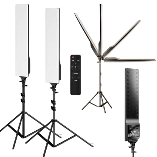 2 x Lampa studyjna do Zdjęć 36W ze STATYWEM 200cm