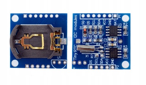 Moduł Czasu Zegar DS1307 RTC I2C Arduino