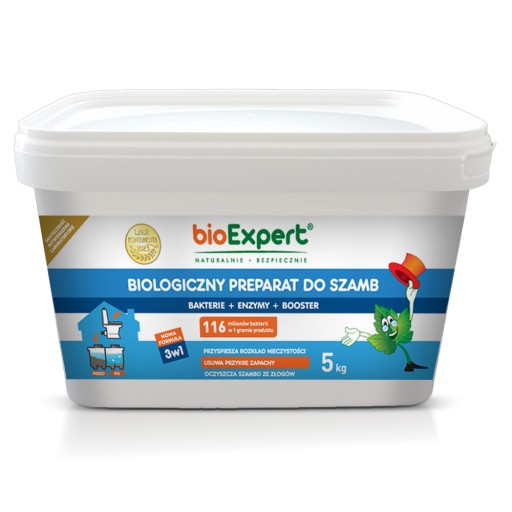preparat, bakterie do szamba bioExpert - ekonomiczne opakowanie 5kg