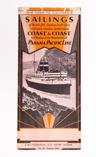 STARA ULOTKA PANAMA PACIFIC LINE 1929