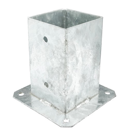 Podstawa słupa przykręcana 100x100 mm, kotwa