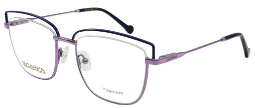 TYTANOWE FIOLETOWE OKULARY OPRAWKI SCAPPA SC4021