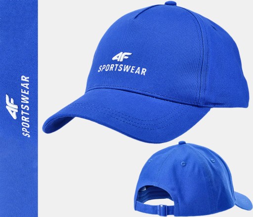 Czapka z daszkiem męska 4F Bejsbolówka damska unisex 100% bawełna U266 L/XL