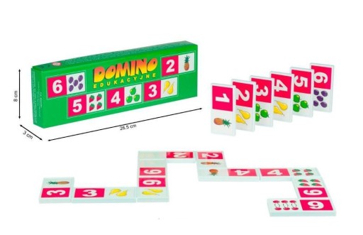 DOMINO EDUKACYJNE DUŻE [GRA]