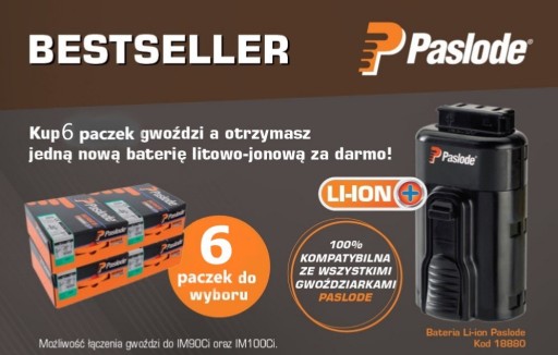 PASLODE GWOŹDZIE 2.8x63 IM90/100 i,Ci,Xi FV,24h