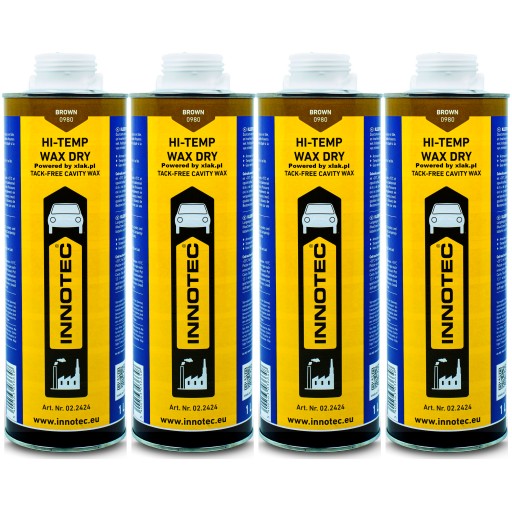 Suchy wosk do konserwacji INNOTEC Hi-Temp Dry UV Brąz 4L Podwozie Profile