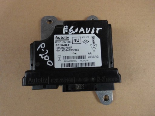 Renault Kadjar sensor moduł poduszek airbag