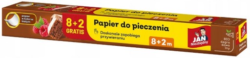 Jan Niezbędny Papier do Pieczenia Biały 8 m