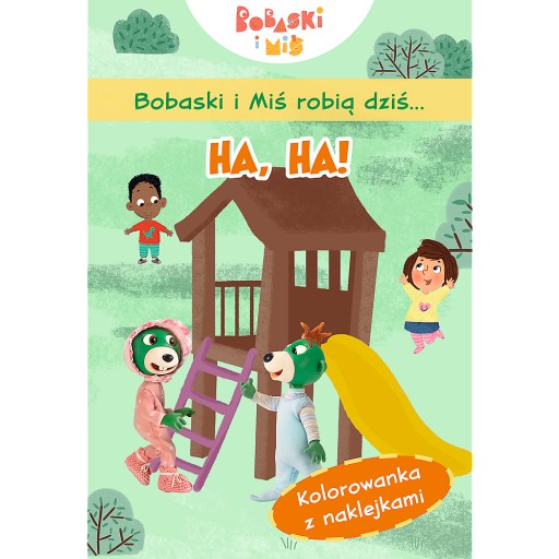 TREFL KOLOROWANKA BOBASKI I MIŚ ROBIĄ DZIŚ? HA, HA