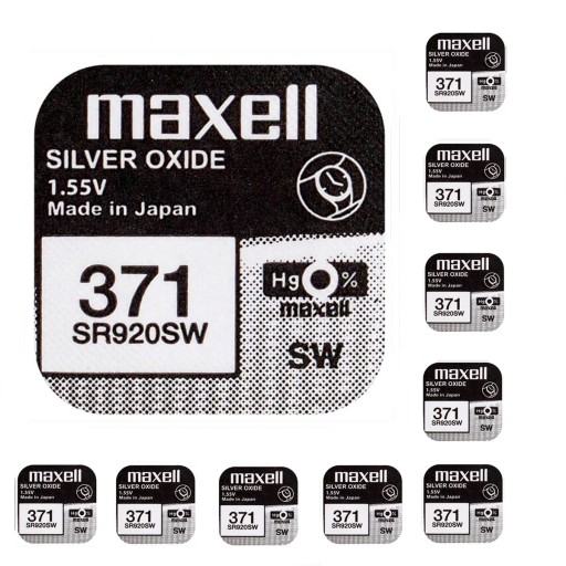 BATERIA MAXELL 371 SR920SW 1,55V 10 SZTUK