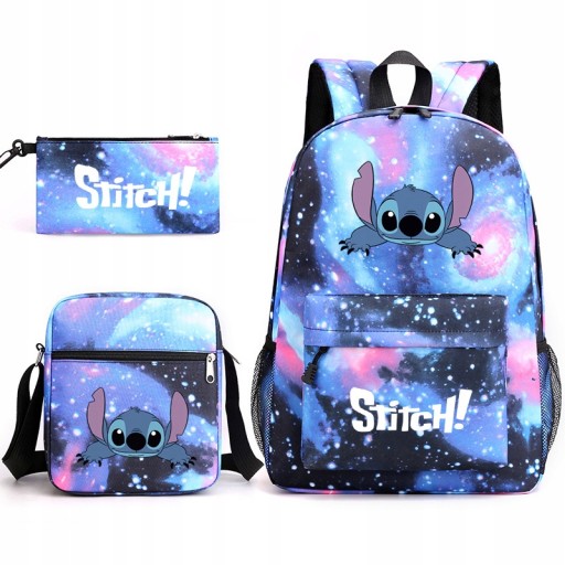 PLECAK SZKOLNY A4 USB DUŻY STICH LILO WZORY