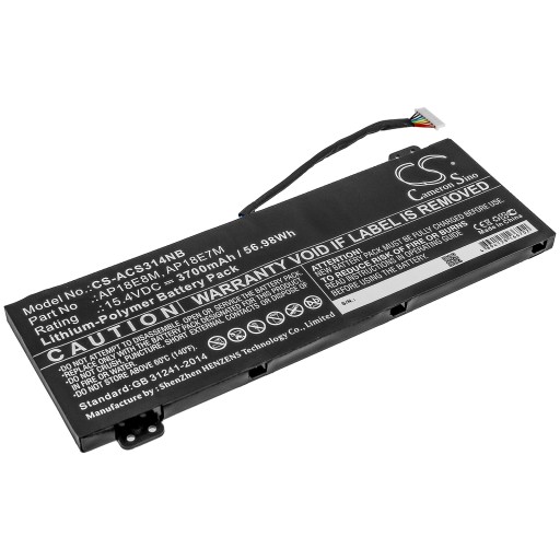 BATERIA AP18E8M AP18E7M KT.00407.007 DO ACER NITRO 5 NITRO 7 PREDATOR