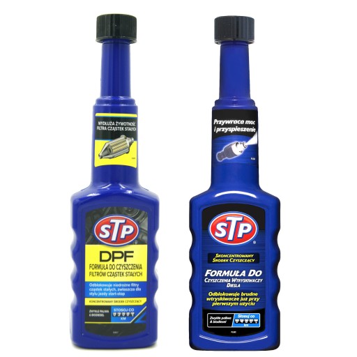 STP ZESTAW DO CZYSZCZENIA WTRYSKÓW DIESEL DPF