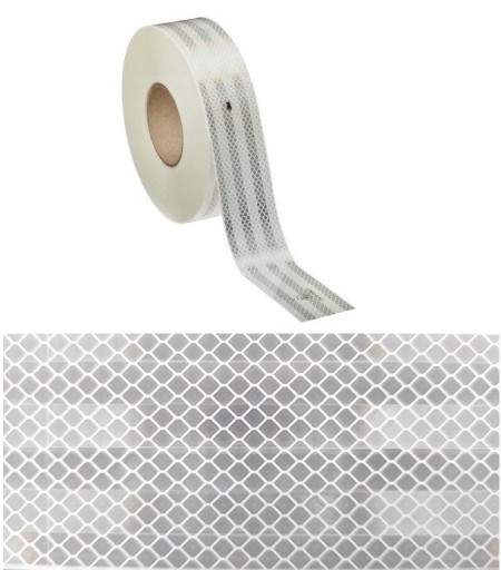 3M 983-10 TAŚMA odblaskowa KONTUROWA samoprzylepna 55mm/1m biała Diamond