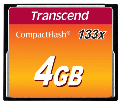 Karta pamięci CompactFlash Transcend TS4GCF133 4 GB
