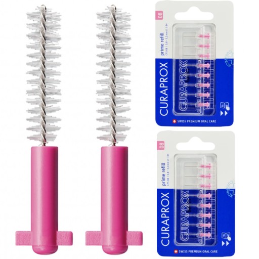 Szczoteczki Międzyzębowe Curaprox CPS 08 Prime Refill Czyściki 8szt. Dwupak