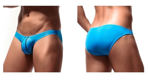 SEXY NIEBIESKIE DELIKATNE SLIPKI SOFT XXL