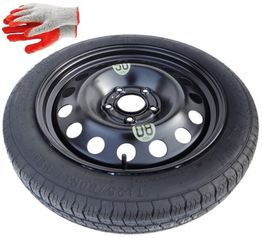 NOWE KOŁO DOJAZDOWE 125/80 R17 AUDI A4 B8 (2008-2016)