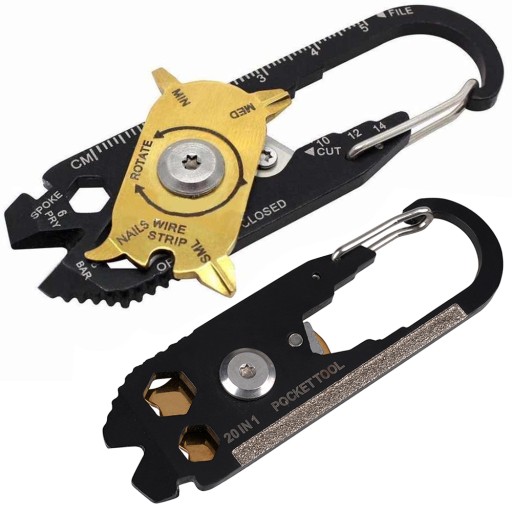 Multitool 20 w 1 Brelok Karabińczyk