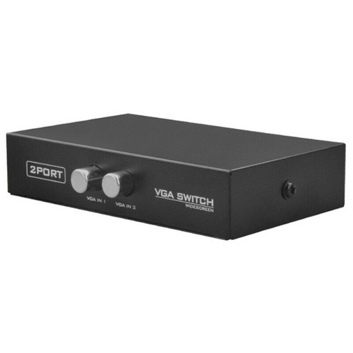 2 w 1 wyjście VGA Video Switch Box Telewizor LCD