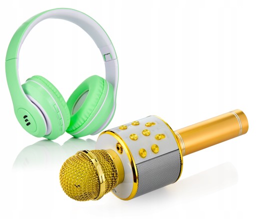 Świecący Mikrofon z głośnikiem Bluetooth DMX LED