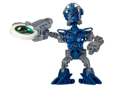 Klocki LEGO Bionicle 8608 Matoran Vhisola używane Robot Zestaw Kompletny