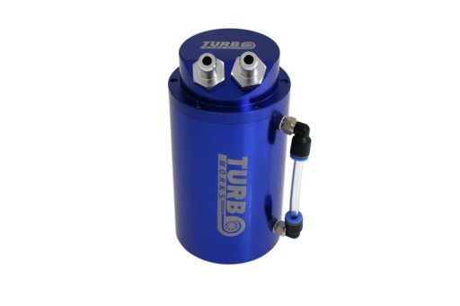 OIL CATCH TANK 0.7L 10MM TURBOWORKS BLUE