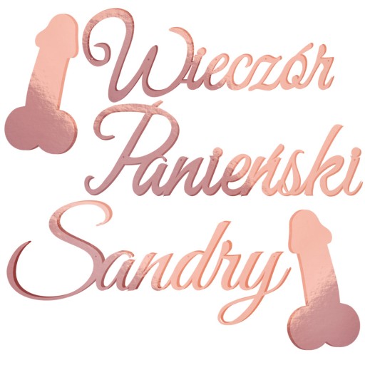 Baner Imię Na Wieczór Panieński Dekoracja Ozdoba