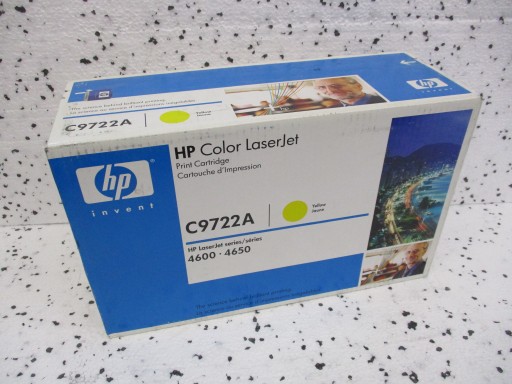 Nowy OE TONER HP C9722A 4600 4610 4650 Yellow