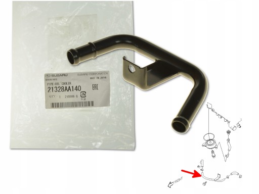 SUBARU IMPREZA III 07-12 2.5i RURA CHŁODNICY OLEJU