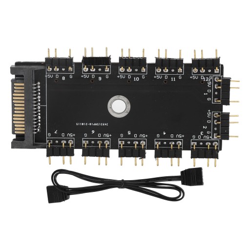 11 way splitter hub 3pin argb interface extender rgb led control device acc