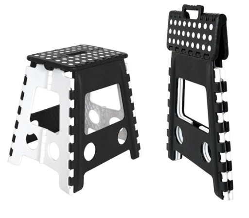 TABORET STOŁEK ROZKŁADANY ALEX RAVI 39CM CZARNY