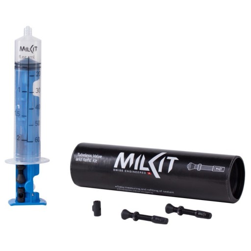 Zestaw milKit Compact 75 wentyle 75mm + aplikator zawory tubeless