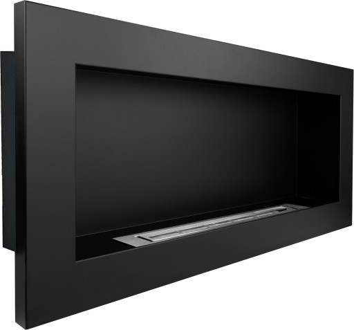 Biokominek ścienny/ZABUDOWA HONOS 90 cm bezpieczny NOWOCZESNY - AFLAMO
