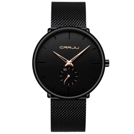 ZEGAREK DAMSKI MĘSKI ELEGANCKI CRRJU 2 KOLORY
