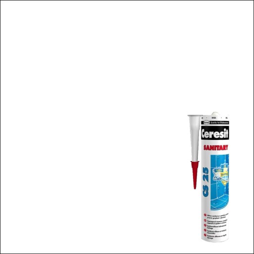CERESIT CS25 SILIKON SANITARNY 280ml BIAŁY