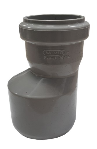 Redukcja PCW PVC Wavin Polska 75 mm