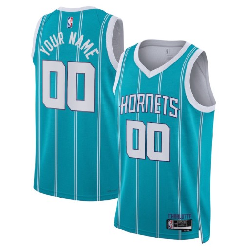 Koszulka Do Koszykówki Charlotte Hornets Personalizowany Nazwa I Numer