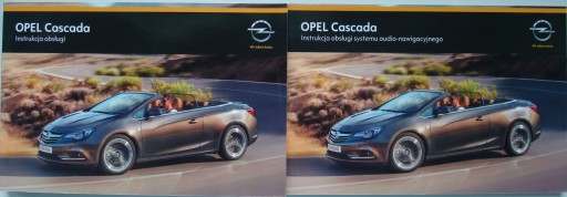 OPEL CASCADA 2013-2019 Polska instrukcja obsługi +audio nawigacja obsługa