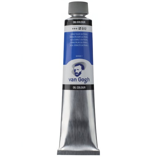 Farba olejna Talens Van Gogh 200ml kobaltowa Farby olejne profesjonalne